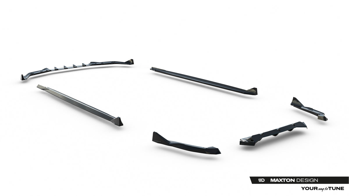 Zestaw Splitterów V.2 pasujący do BMW M5 F90
