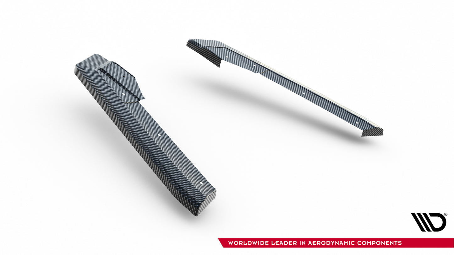 Prepreg Carbon Fiber Heck Diffusor Seite Audi RS7 C8