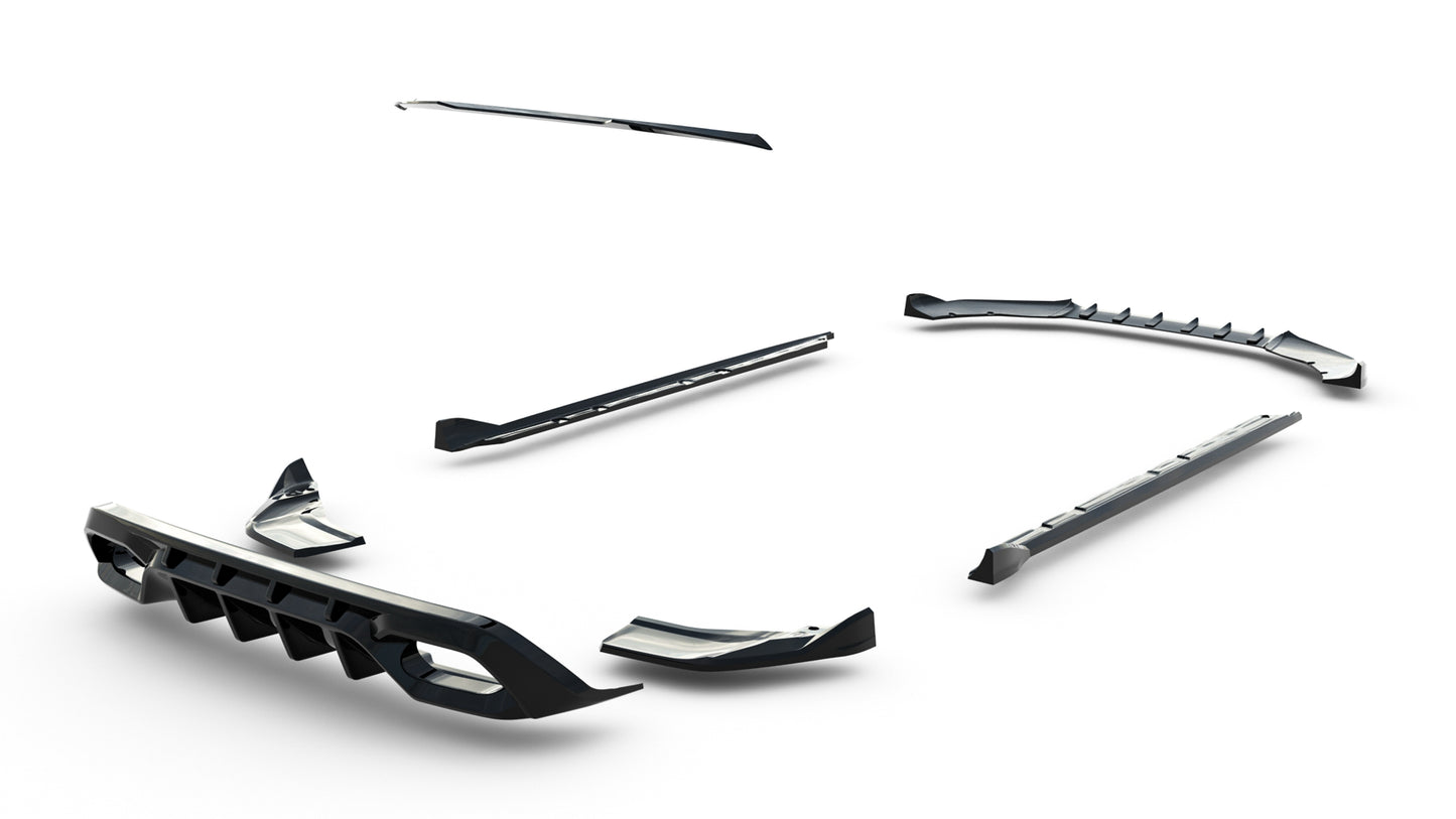Ensemble Diffuseur V.1 compatible avec Cupra Leon Hatchback Mk1 Facelift