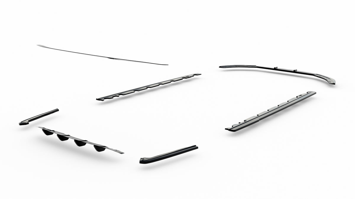 Set Of Splitters compatible with Ford Mustang Mk5 Facelift