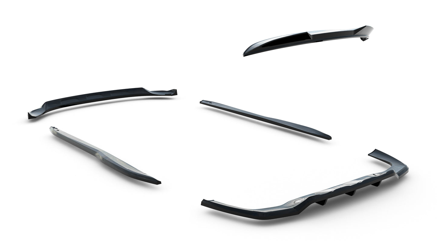 Ensemble Diffuseur compatible avec Mercedes-Benz GLC AMG-Line X254