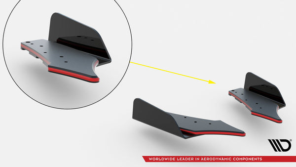 Splittery Tylne Boczne Street Pro + Flaps Audi RS3 8V Sportback