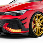 Front Bumper Wings (Canards) Volkswagen Golf GTI Clubsport Mk8 Facelift