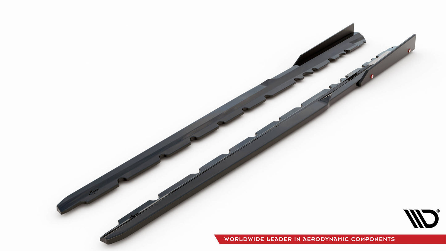 Side Skirts Diffusers V.2+ Flaps Audi R8 Mk2 Facelift