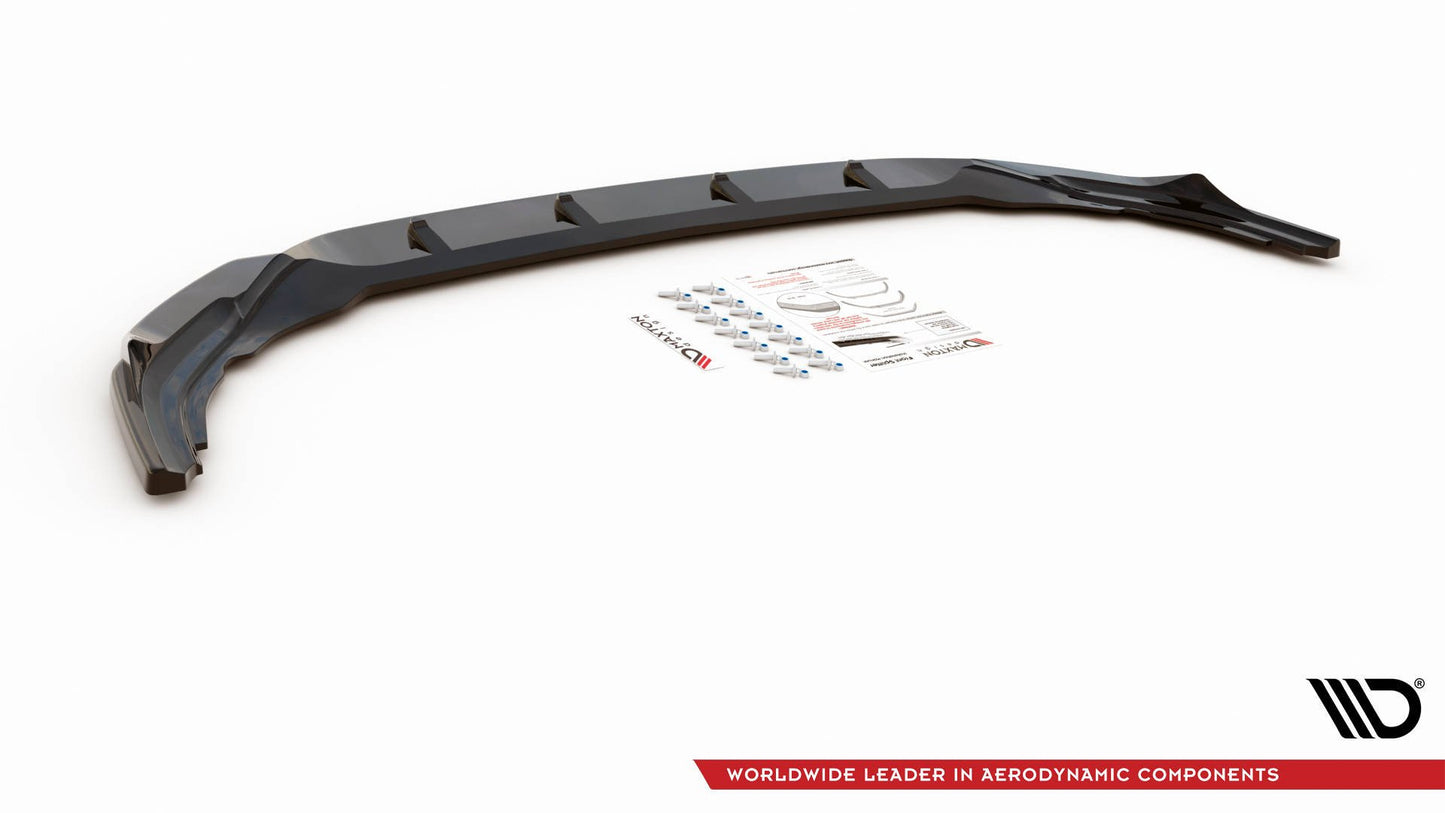 Front Splitter V.4 Volkswagen Golf R Hatchback / Variant Mk8