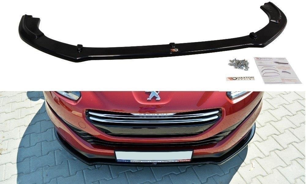 Front Splitter V Peugeot Rcz Facelift Gloss Black Nasza Oferta