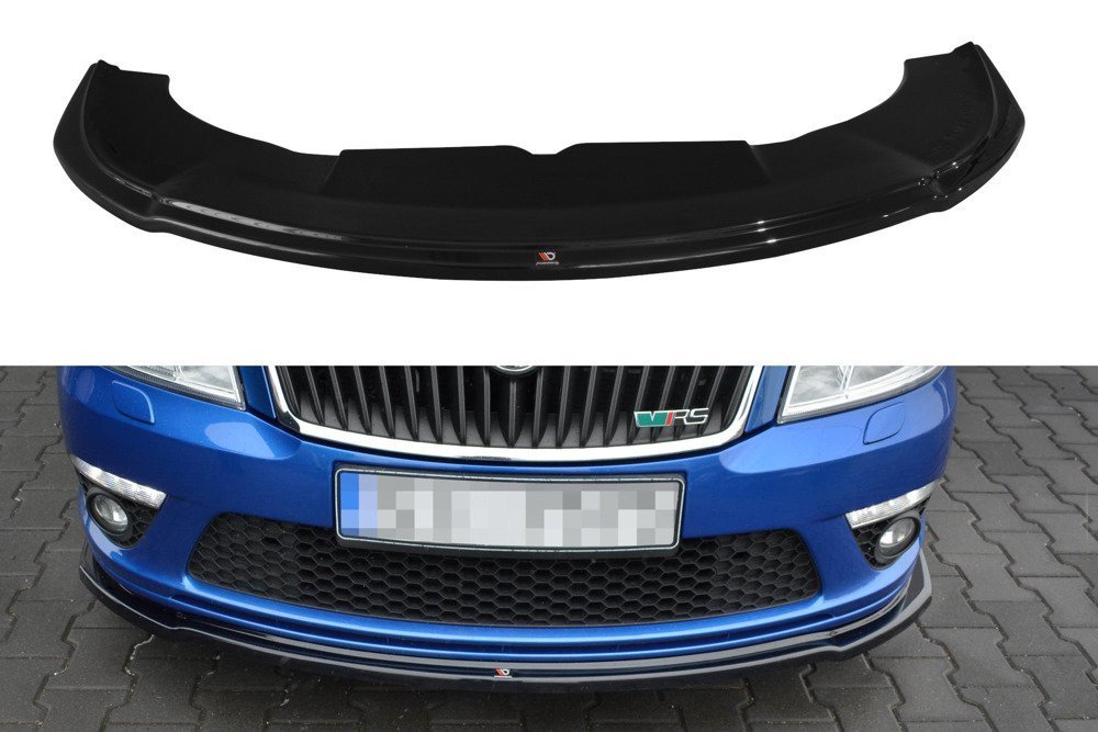 Splitter Przedni V 2 Skoda Octavia RS Mk2 FL Gloss Black Nasza Oferta