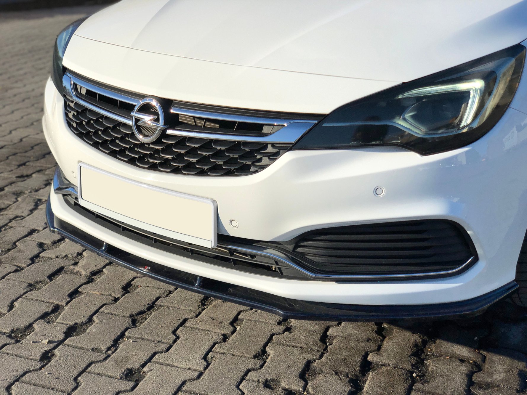 SPLITTER PRZEDNI V 1 OPEL ASTRA K OPC LINE Textured Nasza Oferta