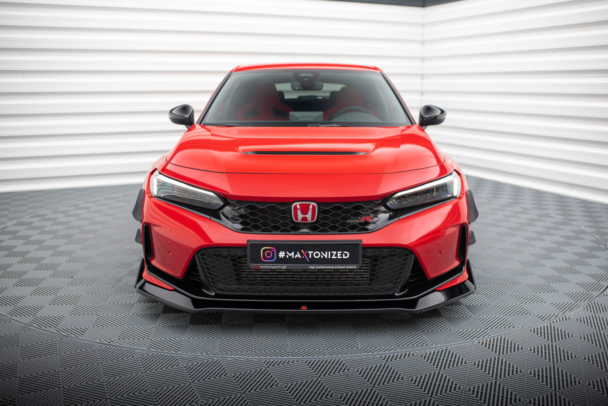 Splitter Przedni V Flaps Honda Civic Type R Mk Nasza Oferta