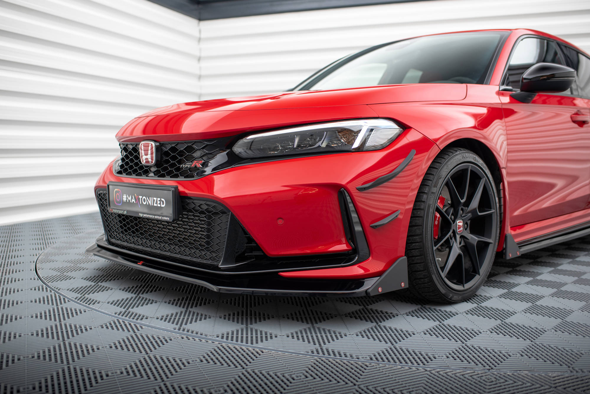 Splitter Przedni V Flaps Honda Civic Type R Mk Nasza Oferta