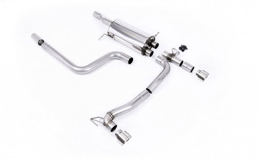 Rajout Du Pare-Chocs Arriere + échappement Milltek Sport Ford Fiesta ST Mk8 + GPF System