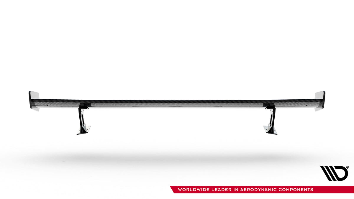 Carbon Spoiler With External Brackets Uprights suitable for Audi A3 / A3 S-Line / S3 / RS3 Sedan 8V / 8V Facelift