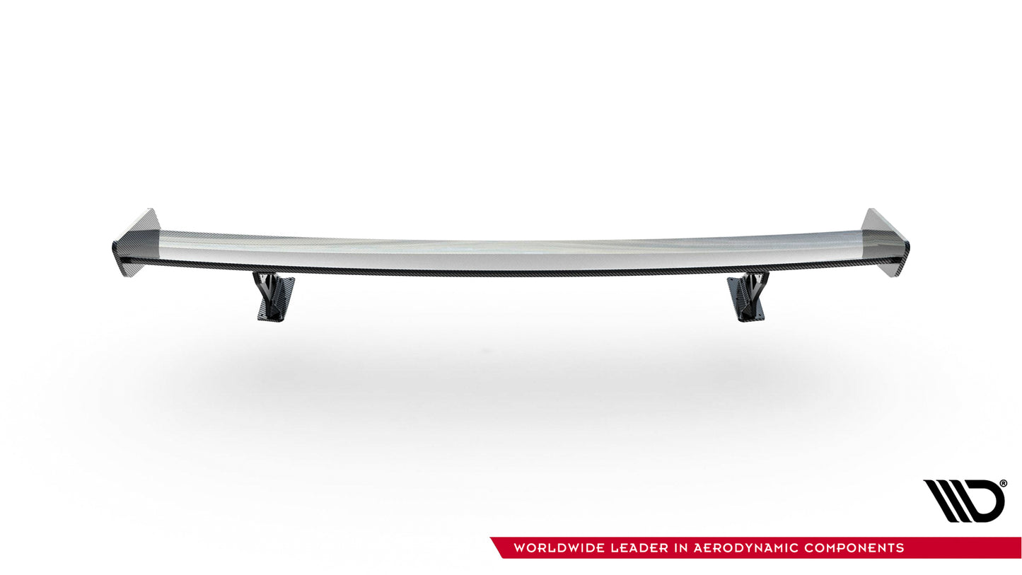 Carbon Spoiler With External Brackets Uprights suitable for Audi A3 / A3 S-Line / S3 / RS3 Sedan 8V / 8V Facelift