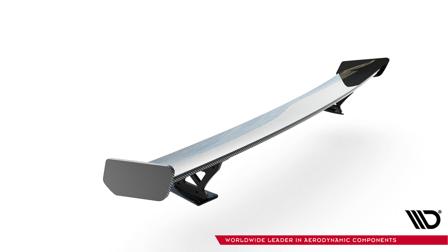 Carbon Spoiler With External Brackets Uprights suitable for Audi A3 / A3 S-Line / S3 / RS3 Sedan 8V / 8V Facelift
