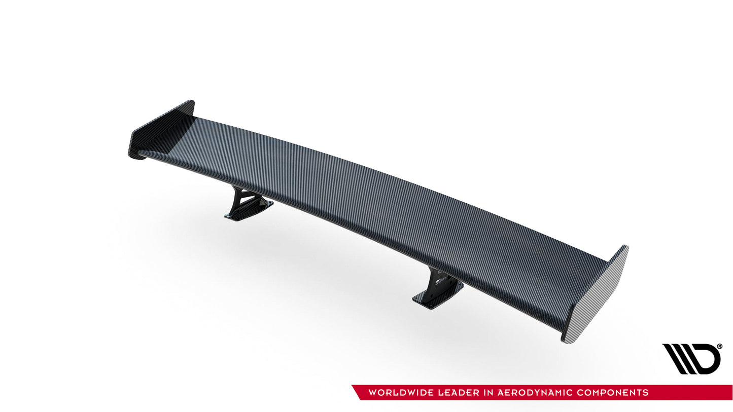 Carbon Spoiler With Internal Brackets Uprights + LED suitable for Audi A3 / A3 S-Line / S3 / RS3 Sedan 8V / 8V Facelift