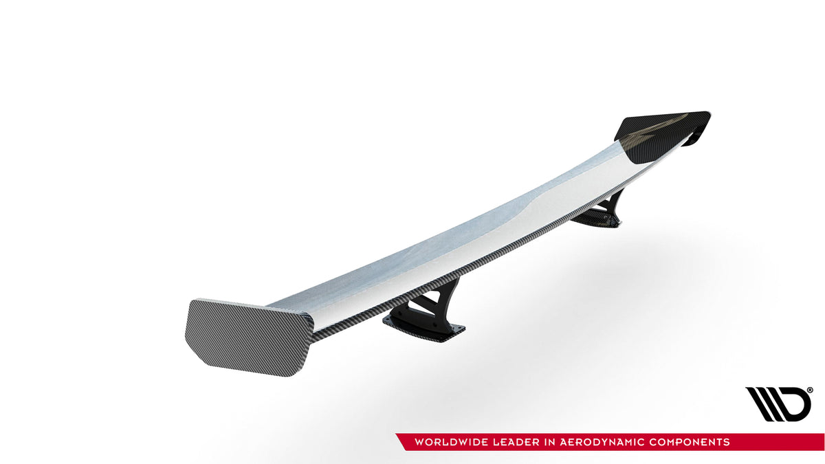 Carbon Spoiler With Internal Brackets Uprights suitable for Audi A3 / A3 S-Line / S3 / RS3 Sedan 8V / 8V Facelift