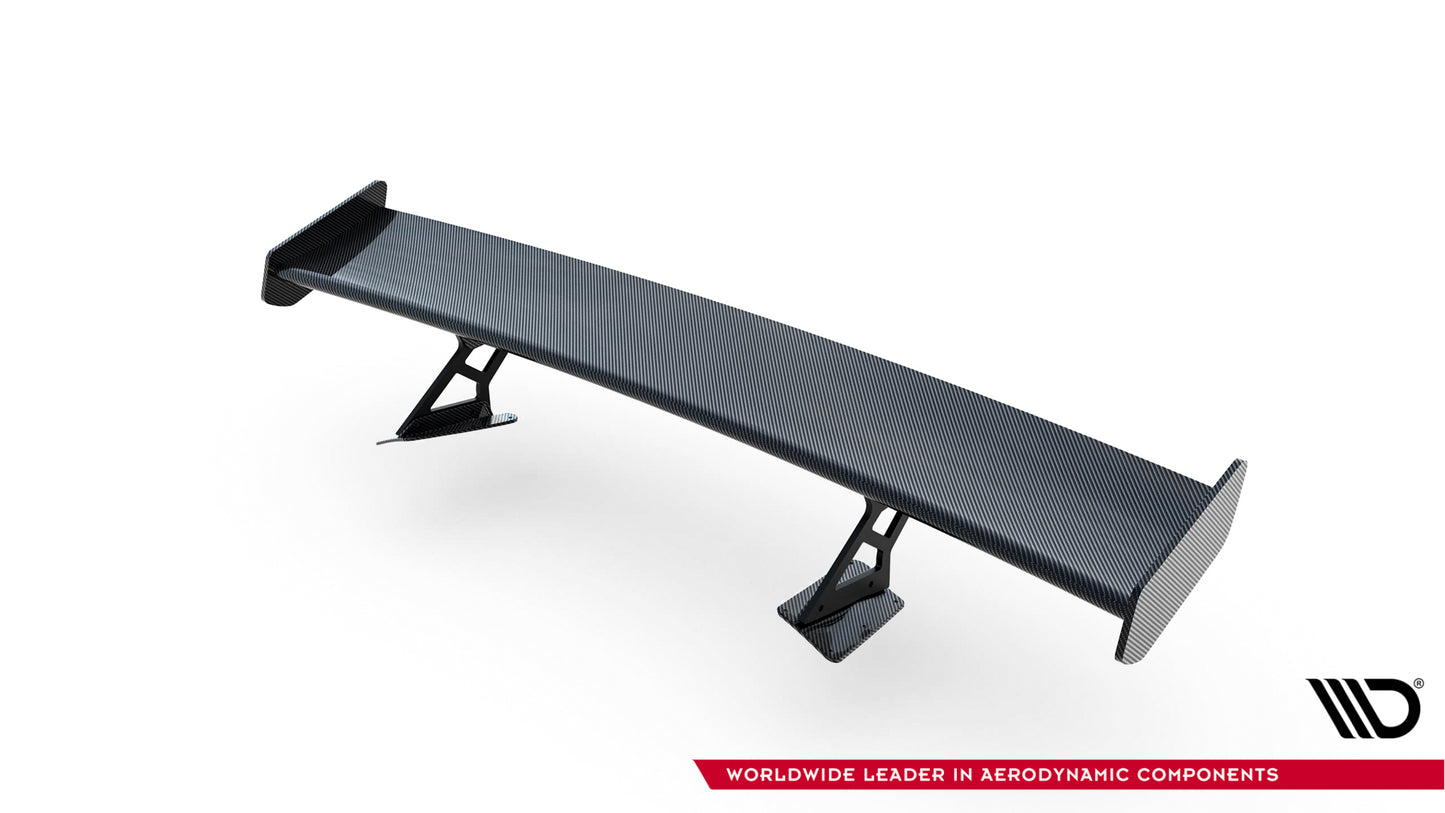 Carbon Spoiler With Internal Brackets Uprights + LED suitable for Chevrolet Corvette Stingray / Grand Sport C7