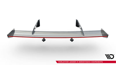 Carbon Spoiler With Upper Swan Mounting + LED suitable for Chevrolet Corvette Stingray / Grand Sport C7
