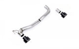 Rear Valance + Milltek Sport Exhaust Extension Ford Fiesta ST Mk8
