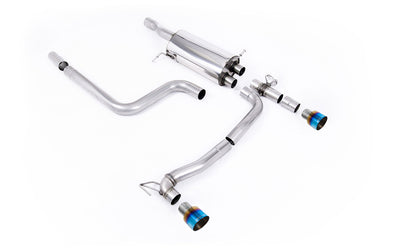 Rajout Du Pare-Chocs Arriere + échappement Milltek Sport compatible avec Ford Fiesta ST Mk8 + GPF System