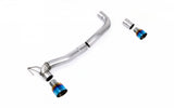Rear Valance + Milltek Sport Exhaust Extension Ford Fiesta ST Mk8