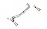 Rear Valance + Milltek Sport Exhaust Extension Ford Fiesta ST Mk8