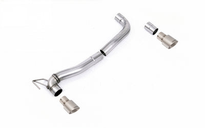 Rear Valance + Milltek Sport Exhaust Extension Ford Fiesta ST Mk8