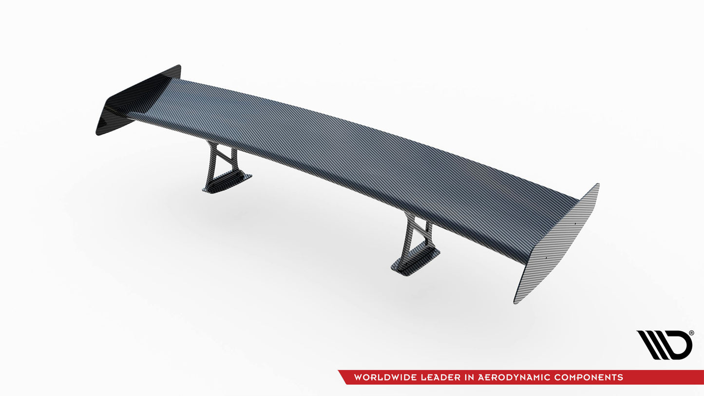 Carbon Spoiler With Internal Brackets Uprights + LED suitable for BMW M2 F87 / 2 / 2 M-Pack F22
