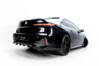 Prepreg Carbon Fiber Rear Splitter (mit einem vertikalem balken) BMW 7 M-Pack / i7 M-Pack G70
