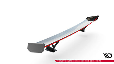 Karbonowy Spoiler Z Zewnętrznymi Wspornikami  V.1+ pasujący do LED Audi A5 / A5 S-Line / S5 / RS5 Coupe F5 / F5 Facelift