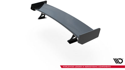 Karbonowy Spoiler Z Zewnętrznymi Wspornikami + LED pasujący do Audi A5 Coupe 8T