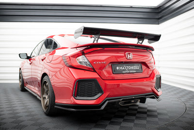 Karbonowy Spoiler Z Wewnętrznymi Wspornikami Honda Civic SI Mk10