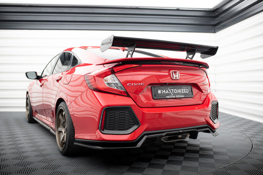 Karbonowy Spoiler Z Wewnętrznymi Wspornikami Honda Civic SI Mk10