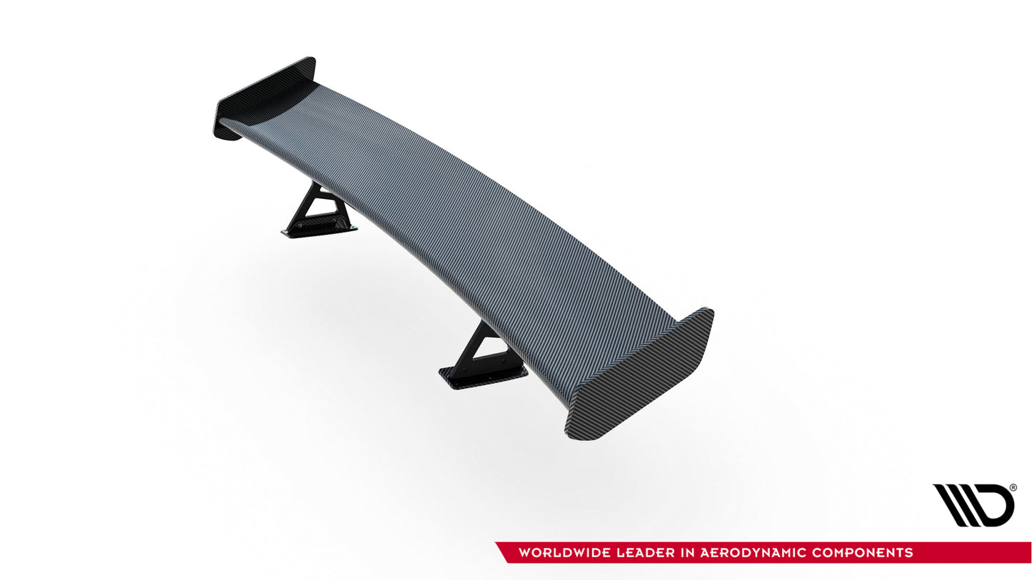 Carbon Spoiler With Internal Brackets Uprights V.2 + LED suitable for BMW 1 M E82
