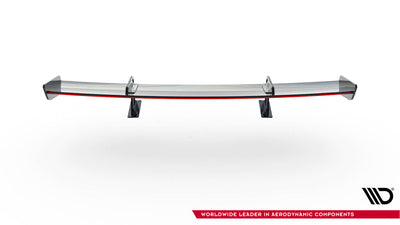 Carbon Spoiler With Upper Swan Mounting + LED suitable for BMW 1 M E82