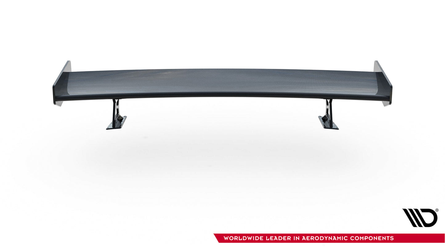 Carbon Spoiler With External Brackets Uprights + LED suitable for BMW 3 / M3 Coupe E92