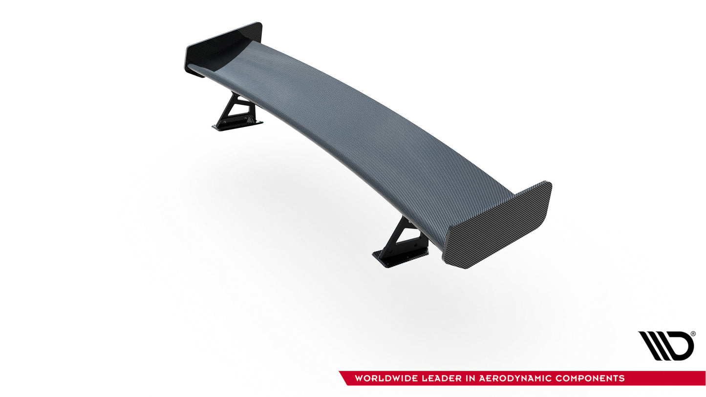 Carbon Spoiler With External Brackets Uprights + LED suitable for BMW 3 / M3 Coupe E92