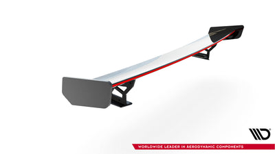 Carbon Spoiler With External Brackets Uprights + LED suitable for BMW 3 / M3 Coupe E92