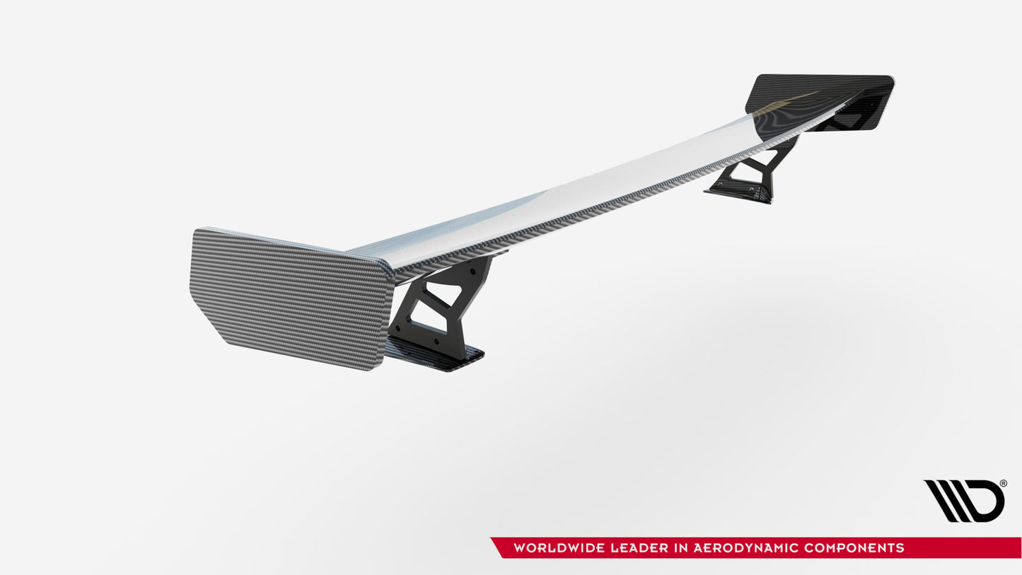 Carbon Spoiler With External Brackets Uprights suitable for BMW 3 Coupe E46