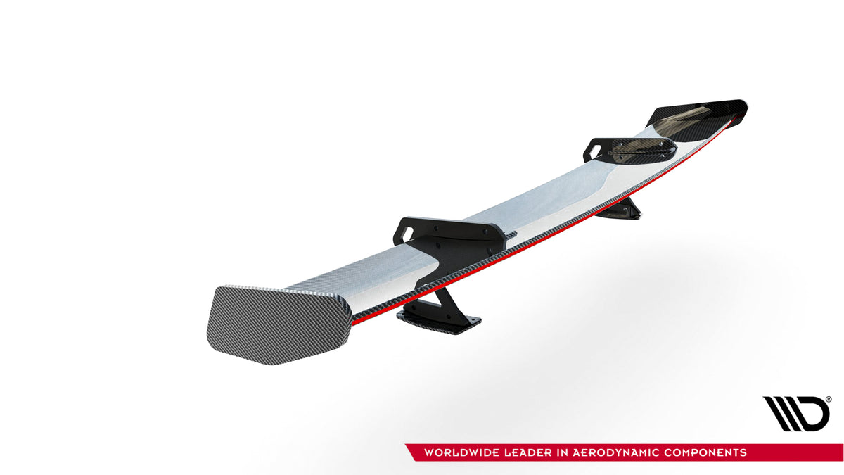 Carbon Spoiler With Upper Swan Mounting + LED compatible with BMW M2 G87