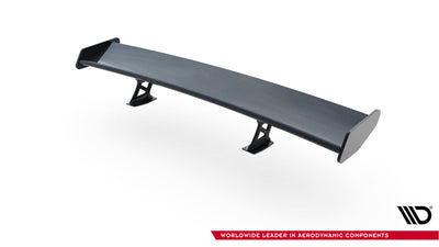 Karbonowy Spoiler Z Wewnętrznymi Wspornikami + LED pasujący do BMW 4 F32 / 4 F32 M-Pack Coupe