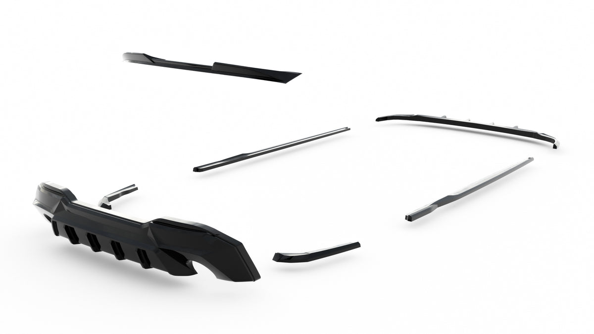 Ensemble Diffuseur V.2 compatible avec BMW 2 Coupe G42