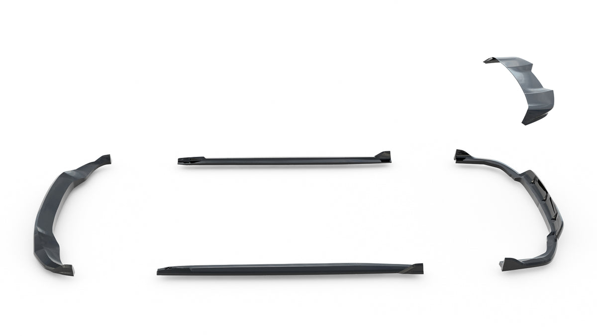 Diffusor Satz V.1 passend für BMW X5 M-Pack G05 Facelift