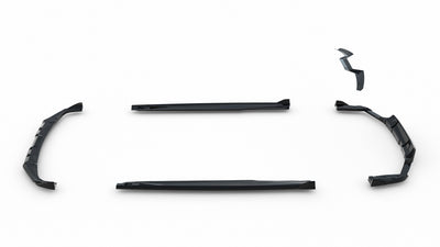 Set Of Splitters suitable for BMW X6 M F96 Facelift