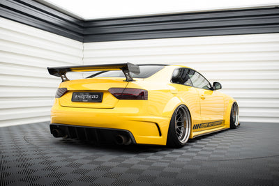 Karbonowy Spoiler Z Zewnętrznymi Wspornikami pasujący do Audi A5 Coupe 8T