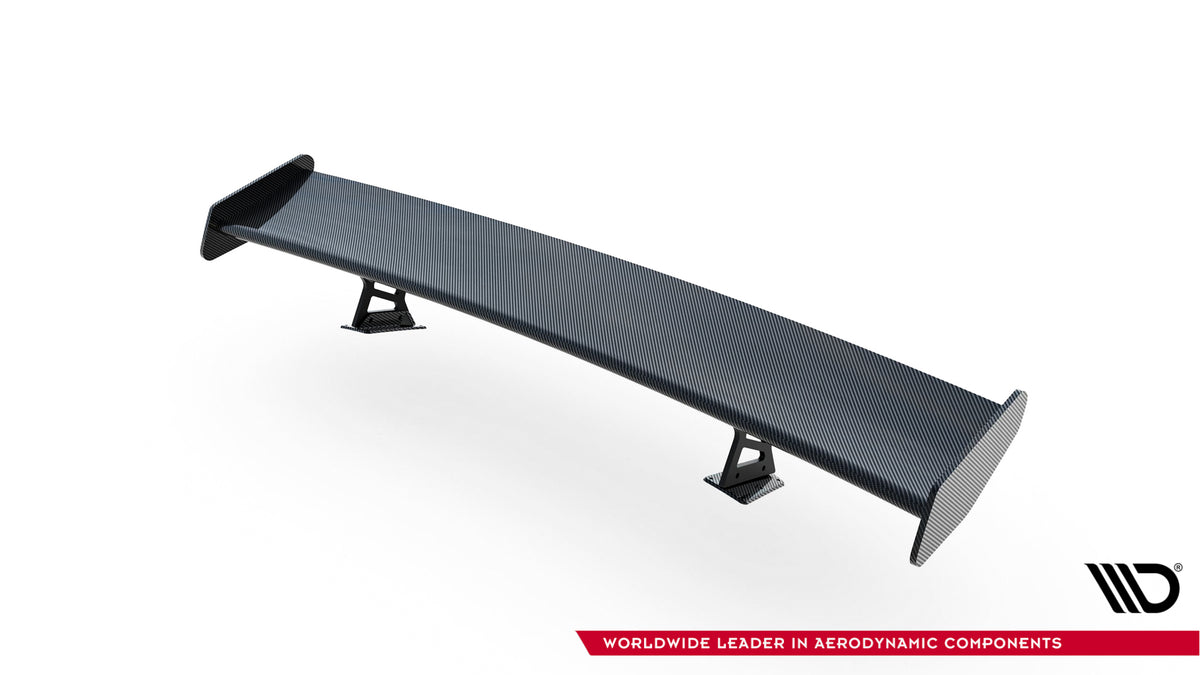 Carbon Spoiler With Internal Brackets Uprights V.1 suitable for Porsche 718 Cayman  982c