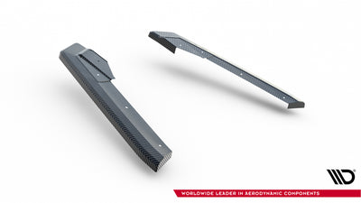 Prepreg Carbon Fiber Heck Diffusor Seite Audi RS7 C8 