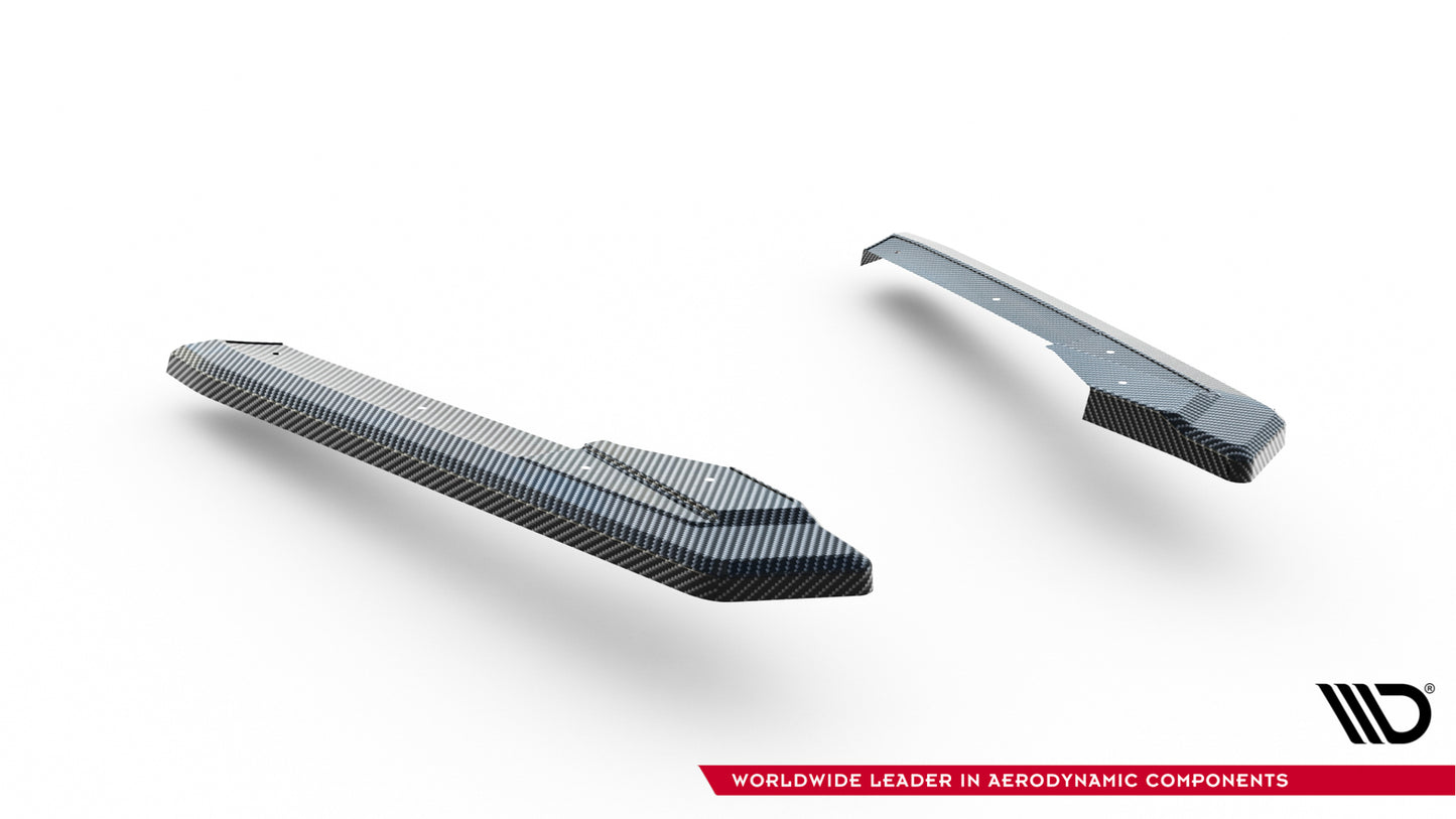 Prepreg Carbon Fiber Heck Diffusor Seite Audi RS7 C8 