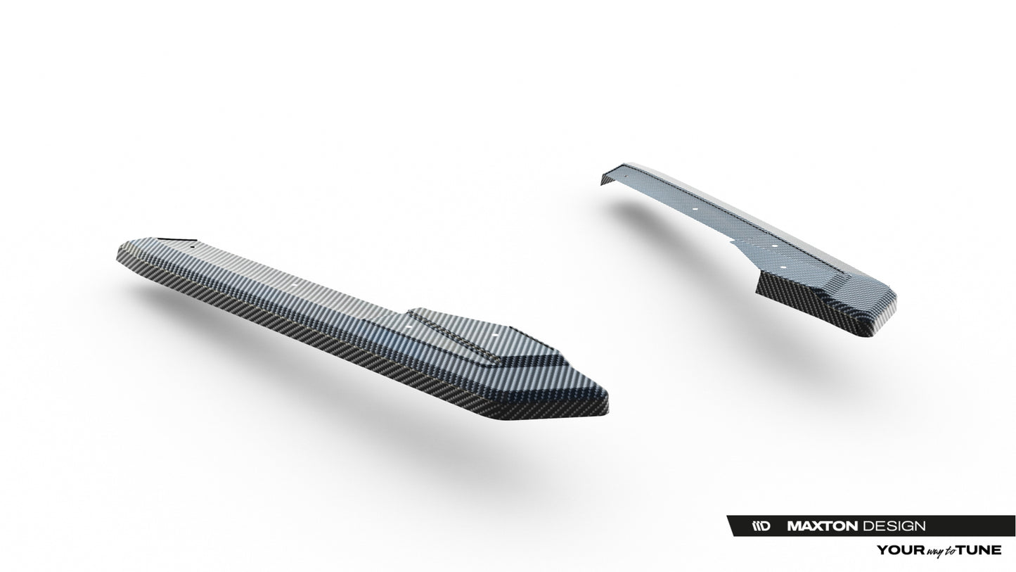 Prepreg Carbon Fiber Heck Diffusor Seite suitable for Audi RS6 C8 / C8 Facelift
