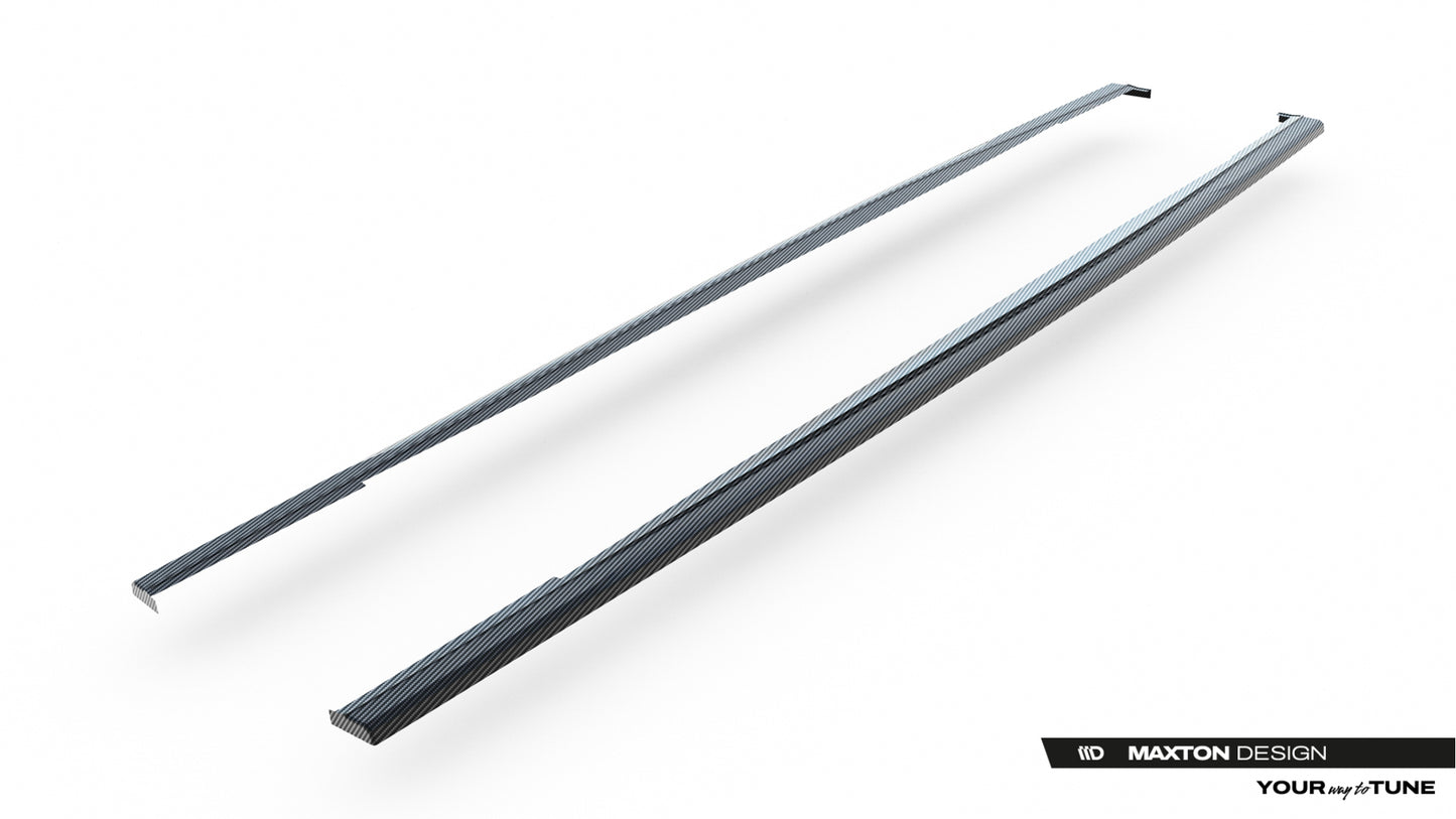 Prepreg Carbon Fiber Side Skirts suitable for Audi RS6 C8 / C8 Facelift